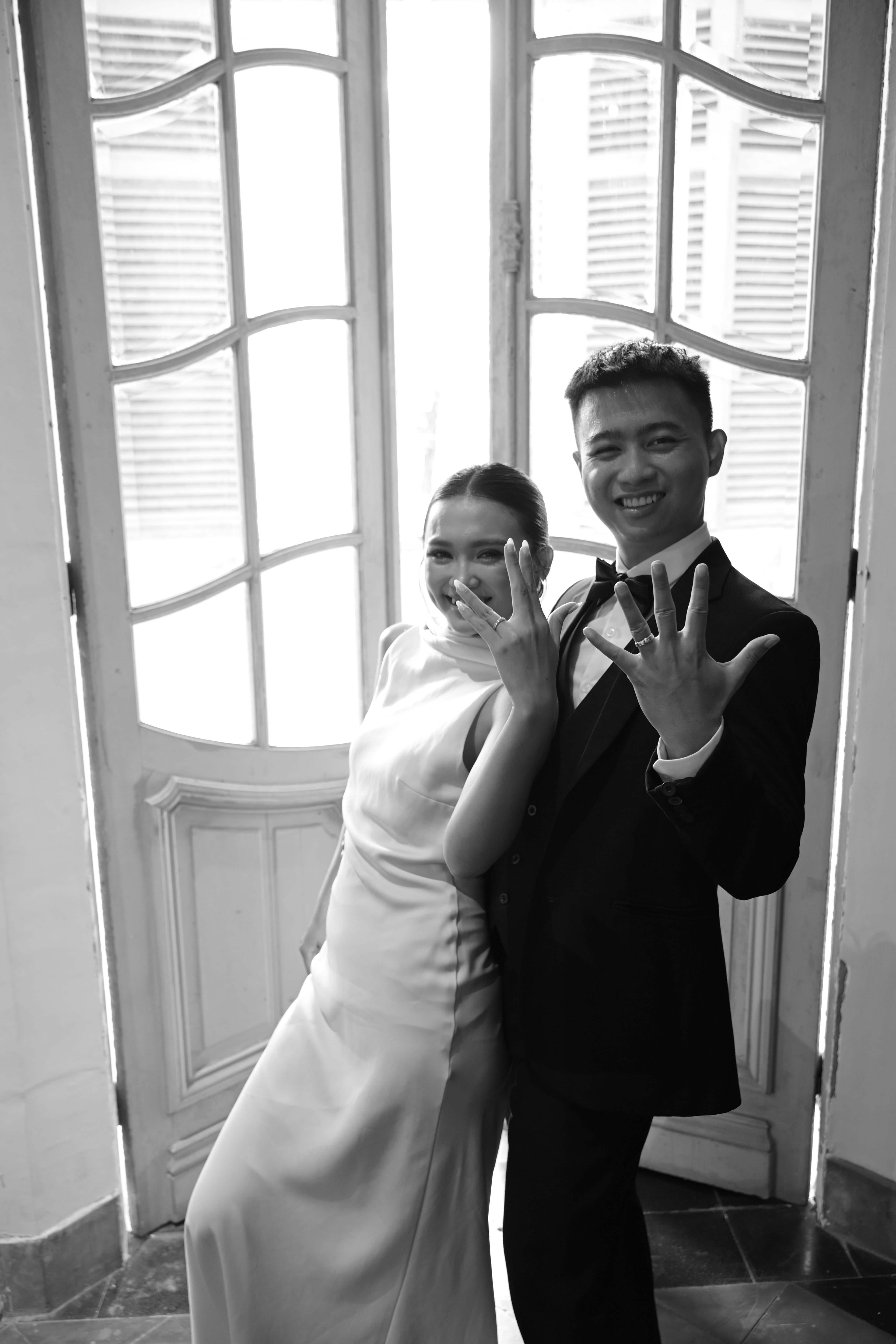 Tâm và Anh trong ảnh cưới